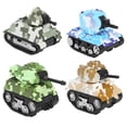 thumbnail image 1 of 4 Pcs Modèles, Kit de Modèle en Plastique 3 X 1.6 X 2.2 Pouces avec Fonction de Recul et Fort Barbette Rotatif, Modèle d'Action de Collection Vitrine, Jouets de Modèle Militaire Cadeau pour, 1 of 8