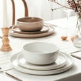 thumbnail image 6 of REZJSWFSMMJ 12 Pieces Dinnerware Sets, Dishes Set For 4, Plates And Bowls Set, Perfect For Your Friend For Housewarming, Thanksgiving, Christmas, 6 of 7