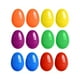 thumbnail image 2 of Huevos de Pascua, huevos de plástico para decoración con colores vivos, cáscaras de huevo de simulación con diseño DIY, 6x4x4 cm para fiesta de Pascua, decoración para relleno de cestas de regalo, 2 of 6