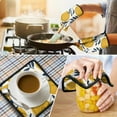 thumbnail image 4 of Boho Abstract Art Kitchen Oven Mitt and Pot Holder Sets 4 Pcs for Baking, Cooking and Grilling, Heat Resistant Up To 392 °F, 4 of 7