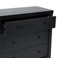 thumbnail image 3 of Better Homes & Gardens Ezra 64" Wide 6-Drawer Dresser, Rich Black Finish, 3 of 7