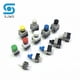 thumbnail image 2 of 10 piezas de interruptores de botón táctiles con autobloqueo de 5,8 x 5,8 MM, 7 x 7 MM, 8 x 8 MM, 8,5 x 8,5 MM, microinterruptor de reinicio + (10 piezas de tapa táctil A16), 2 of 5