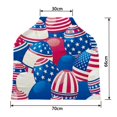 thumbnail image 2 of PKQWTM Easter Eggs With American Flag Horizontal Usa Flag Nursing Cover Baby Breastfeeding Infant Feeding Cover Baby Car Seat Cover, 2 of 2