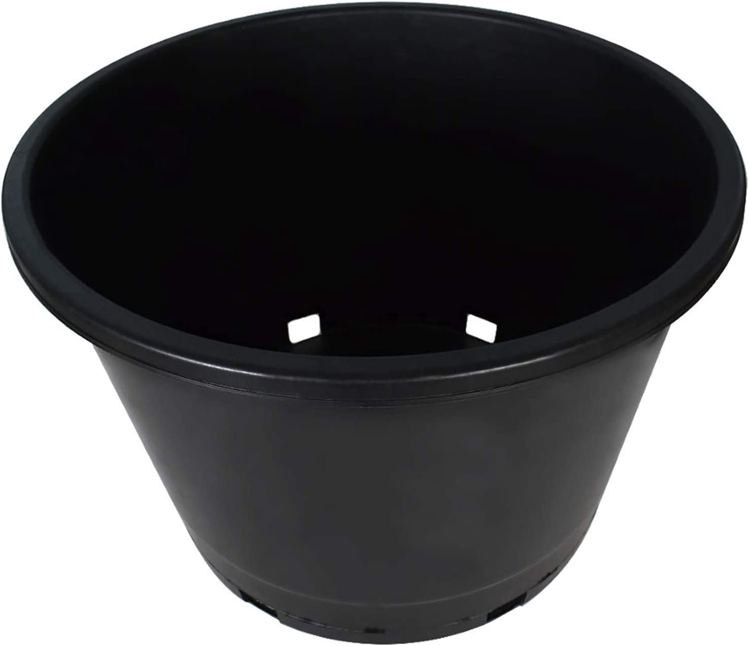 Labwork 5-Pack 25 Gallon Premium Black Nursery Pot Plant Container Garden Planter Pots (25 Gallon)
