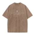 thumbnail image 6 of Mens Christian Graphic Shirts - 'So Will I' Faith Cross Vintage Washed Oversized Tshirts Religious Back Print Tops Casual Streetwear Summer Clothes, 6 of 7