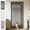 Black, variant on AYktou Reinforced Cat Screen Door, Pet Screen Door Thickened Cat Resistant Mesh Screen Door for Living Room/Bedroom/Patio, No Drilling Foldable Mosquito Proof Cats and Dog Zippered Door Curtain