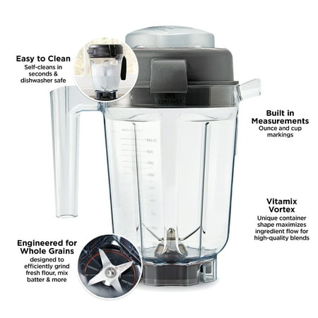 Vitamix - 32-ounce Dry Grains Container - Clear