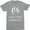 Athletic Heather, variant on Part-time Werewolf - Scary Wild life Forest Wolf Men's T-Shirt