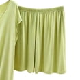 thumbnail image 4 of Kaemgyyd Womens Pajama Set Scalloped Hem Outfits Cap Sleeve Top with Elastic Waisted Shorts Pj Sleepwear Lounge Sets（Yellow,X-Large）, 4 of 5