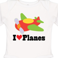thumbnail image 4 of Inktastic I Love Planes Cute Airplane Boys or Girls Long Sleeve Baby Bodysuit, 4 of 5
