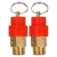 thumbnail image 1 of 2 Pcs Valve de Sécurité Design Compact pour Accessoires de Compresseur d'Air Multicolore, 1 of 8