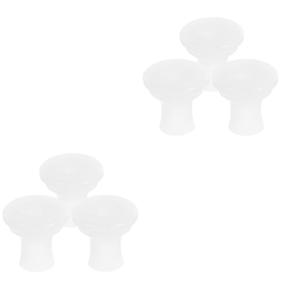 White 6 Pcs Rubber Professional Kitchen Asseriories Pressure Cooker Accessories Universal