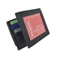 thumbnail image 6 of Mens Soft Leather Bifold Card Holder Wallet W/Outside Double ID Windows & Coin Pouch 1659, 6 of 20