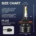 thumbnail image 6 of For Ford F-150 2004-2011 2012 2013 2014 LED Headlight Bulbs H13 9008 High and Low Beam 2pcs, 6 of 9