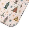 thumbnail image 3 of Multicolor Christmas Tree Pattern Dish Drying Mat for Kitchen 1 Pack, Ultra Absorbent Microfiber Dishes Drainer Mats,18x24in(46x61cm), 3 of 4
