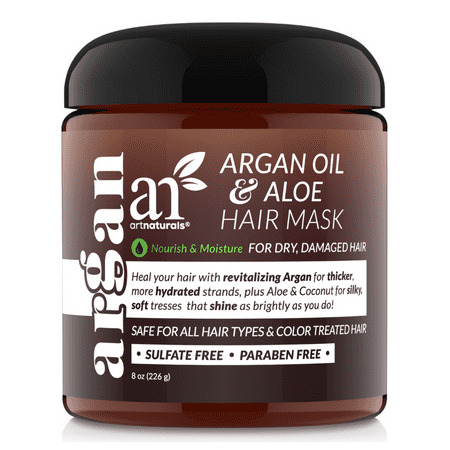 ArtNaturals Argan Oil & Aloe Hair Mask, 8 oz