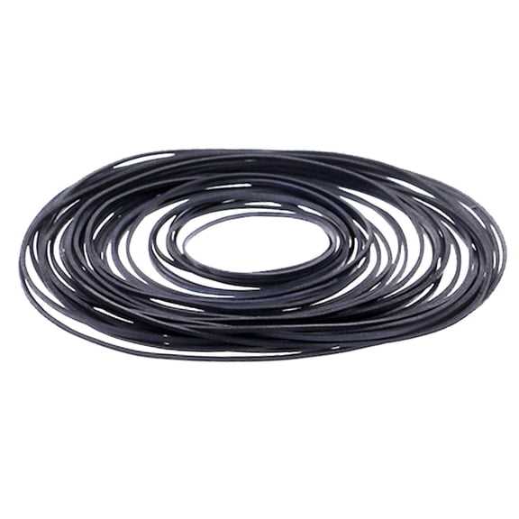 30/50/100/120Pcs Mix Size Rubber Belts 1mm Square Cassette Tape Machine Belts