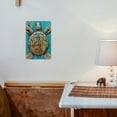 thumbnail image 3 of Charming Turtle Metal Wall Art - Vintage Coastal Decor, 8"x12", Perfect for Home, Bar, or Garden, 3 of 8