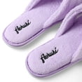thumbnail image 4 of Aerusi Women's Plush Lilac Spa Slippers with Non-Slip Rubber Sole | Soft Indoor/Outdoor House Slippers for Bedroom, Garden, Relaxation (Lilac-6), 4 of 7