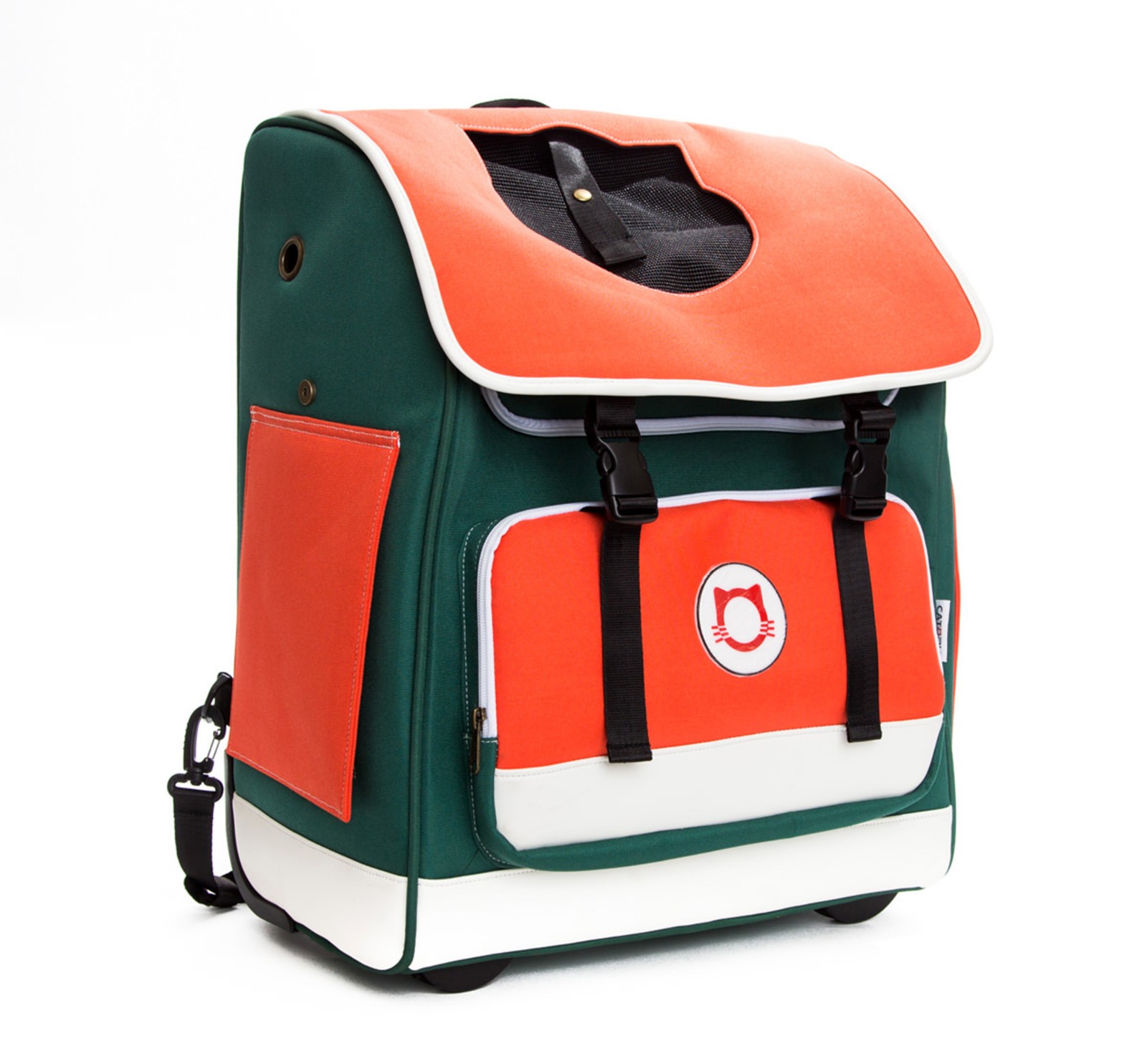 Catopia Premium Cat Roller Backpack Shoulder Hand Bag, Rolling Travel