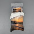 thumbnail image 2 of Ambesonne Colorful Bedding Set 4 Pcs, Pirate Ship in Waves, Queen, Multicolor, 2 of 3