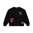 thumbnail image 4 of Women's Mitchell & Ness Black Philadelphia Flyers Vintage Crewneck Sweatshirt, 4 of 7