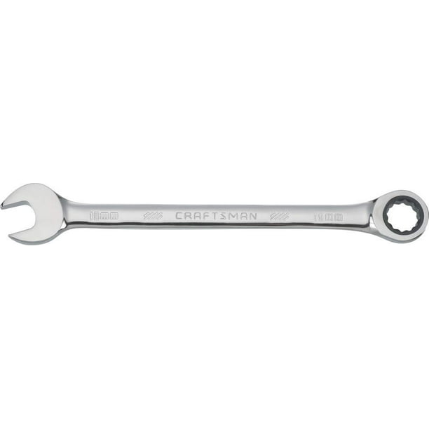 Llave de trinquete Craftsman reversible de 19 mm, 72 dientes y 12 puntos