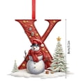 thumbnail image 2 of 26 Letters Christmas Tree Decoration Pendant Christmas Tree Ornaments Personalized DIY Christmas Ornaments Christmas Decoration Xmas Tree Hanging Decor, 2 of 2
