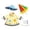 A-z55A, variant on DVKOVI 3 Pcs Porch Goose Outfits Summer Lawn Geese Statue Raincoat Umbrella Hat Costume Yard Gooses Clothes A A
