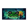 thumbnail image 3 of EaseDay Halloween Door Cover Large Spooky Pumpkin Graveyard Garage Door Banner Outdoor Halloween Decorations for House Yard Backdrop Decor Sign, 3 of 5