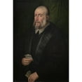 thumbnail image 2 of Giulio Campi 18x24 Black Ornate Framed Double Matted Museum Art Print Titled: Portrait of an Old Man (Mid-1500s), 2 of 5