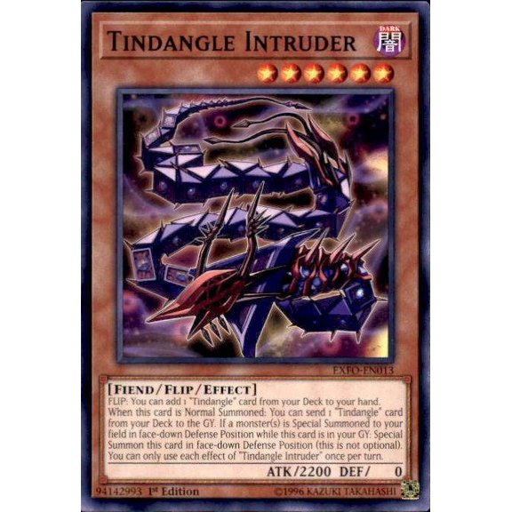 YuGiOh Extreme Force Common Tindangle Intruder EXFO-EN013