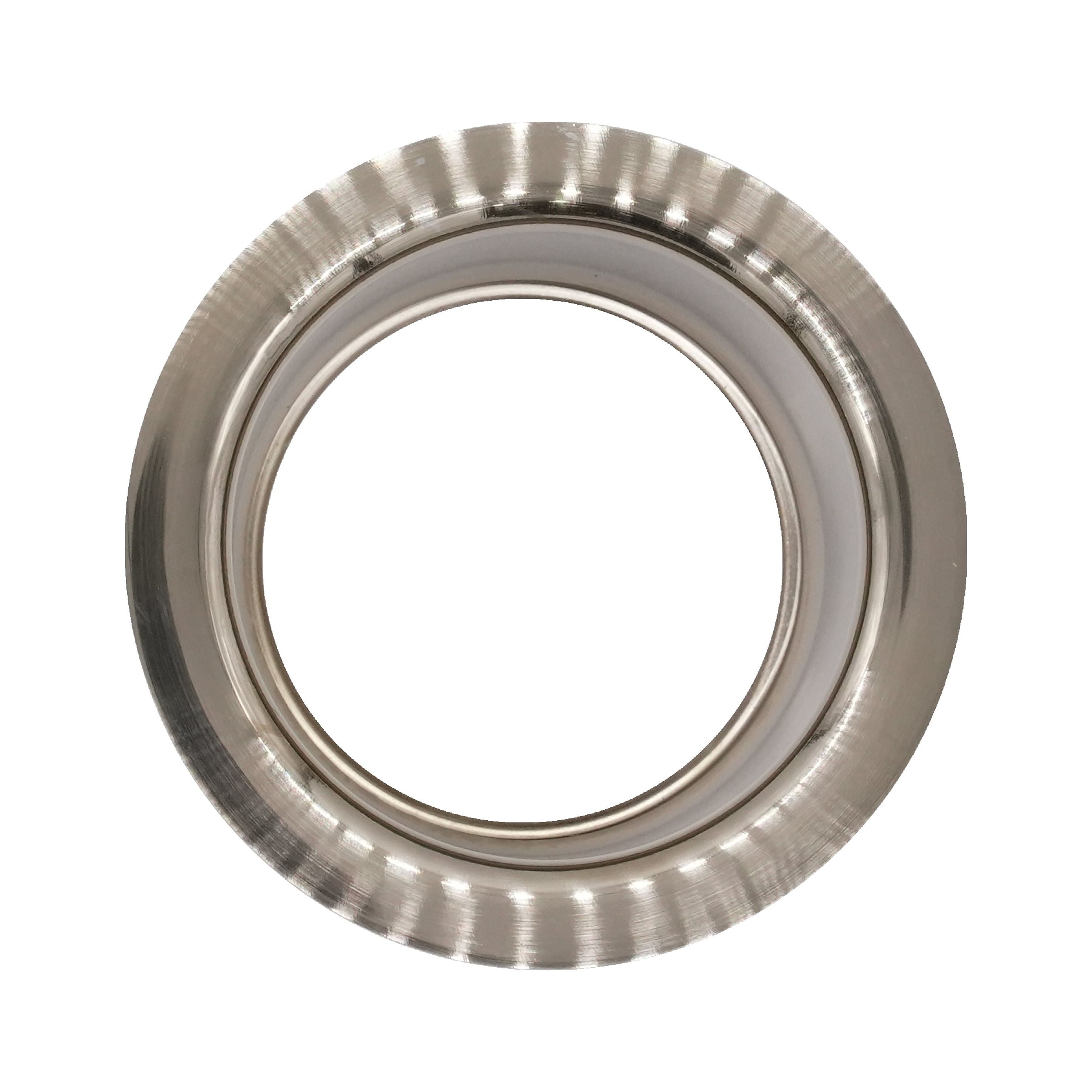 Westbrass D2082-07 3-1/2" Extra-Deep Collar Waste Disposal Flange & Stopper, Satin Nickel