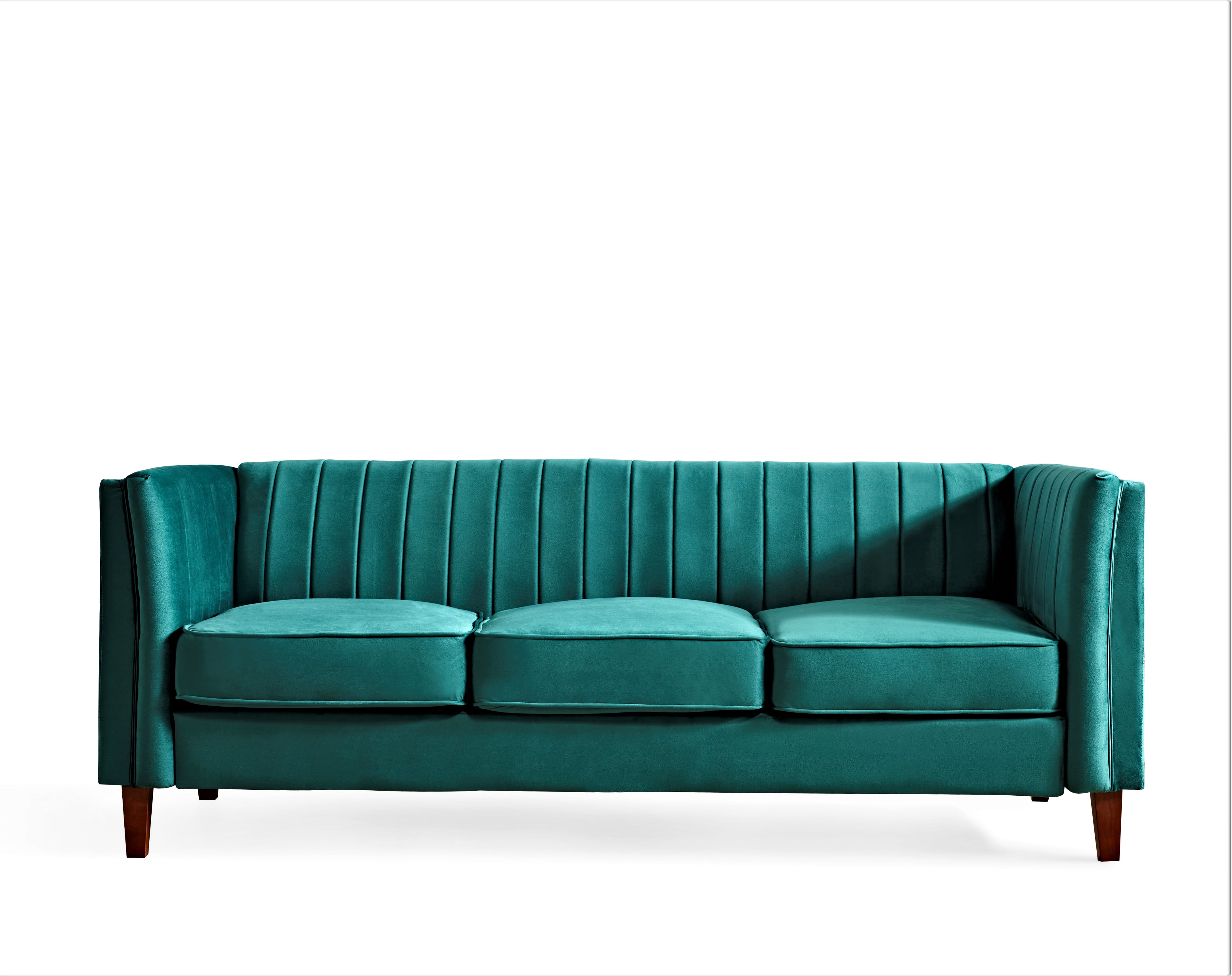 Plainfield Line Tufted Square Design Sofa