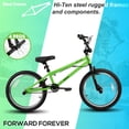 thumbnail image 4 of Hiland Professional Functionality Adults 20'' BMX Bikes, 4 of 8
