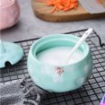 thumbnail image 4 of Sugar Bowl With Lid And Spoon, 14oz Sugar Dish, Sugar Bowls For Countertop, Salt Container-Dark Blue, 4 of 8