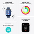 thumbnail image 4 of Apple Watch SE (GPS + Cellular) 40mm Midnight Aluminum Case with Midnight Sport Band - Medium/Large, 4 of 5