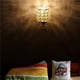 thumbnail image 3 of Ounissouiy Lámpara de pared de estilo moderno, soporte de luz de pared de cristal cilíndrico con colgante e interruptor de extracción, enchufe CA 85-250V Iluminación y accesorios Plata Ounissouiy HA024082-02, 3 of 6