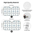 thumbnail image 3 of Bingfone Sea Vacations Car Windshield Sun Shade Protector Keep Your Vehicle Cool Sun Shield Visor Cover Foldable for Car Truck SUV-Small, 3 of 8