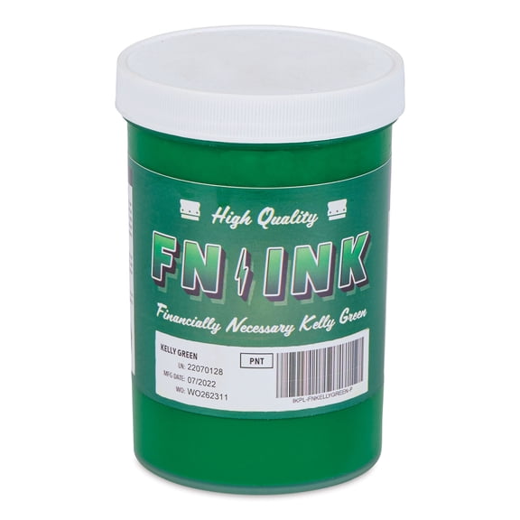 FN Ink Plastisol Screen Printing Ink - Kelly Green, Pint