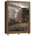 thumbnail image 2 of Ropero Closet Madesa Dallas Plus 2 Puertas Corredizas con Espejo 4 Cajones y Pies MM, 2 of 5