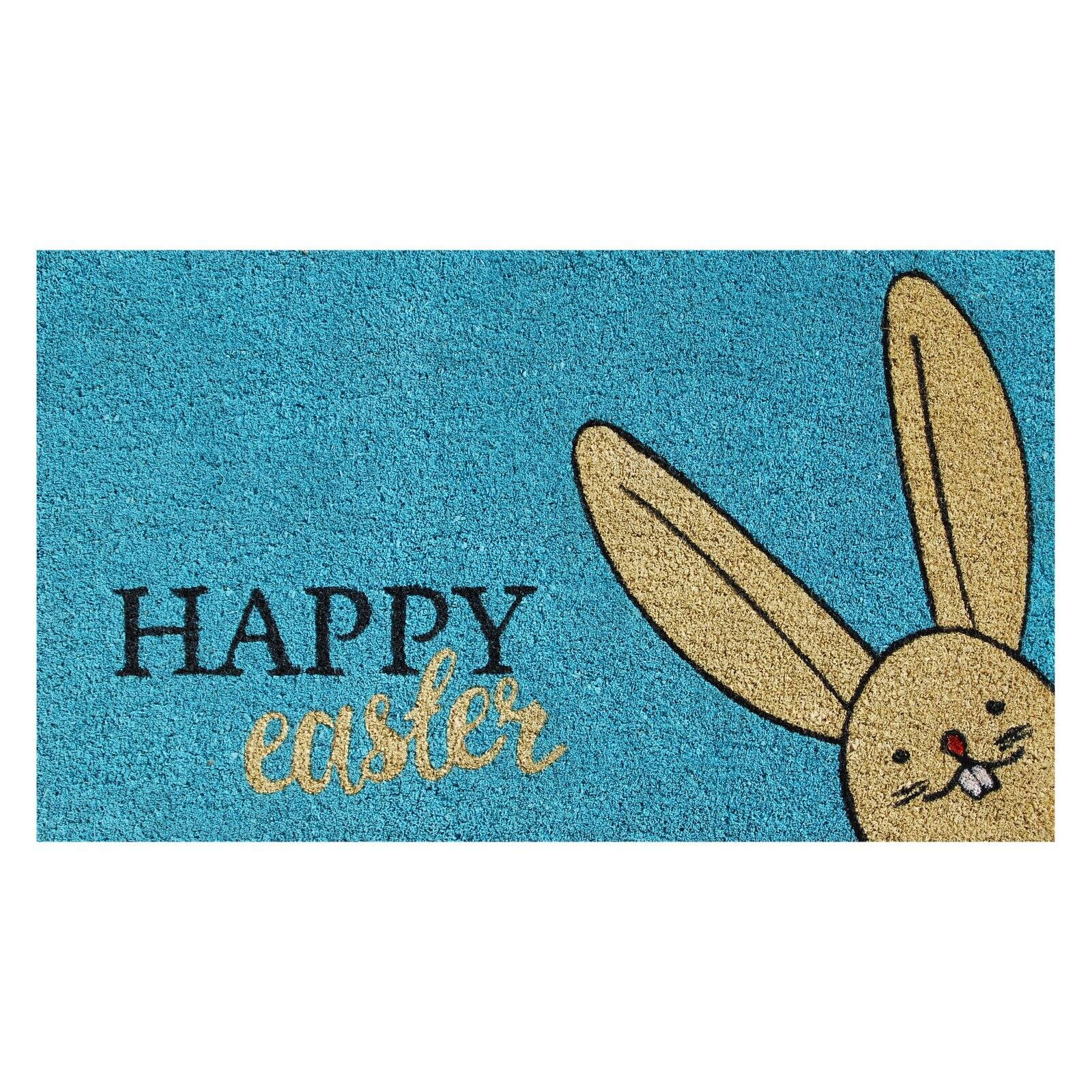 Bunny Ears Decor Easter Door Mat Easter doormat Spring Decor Spring Doormat Bunny doormat