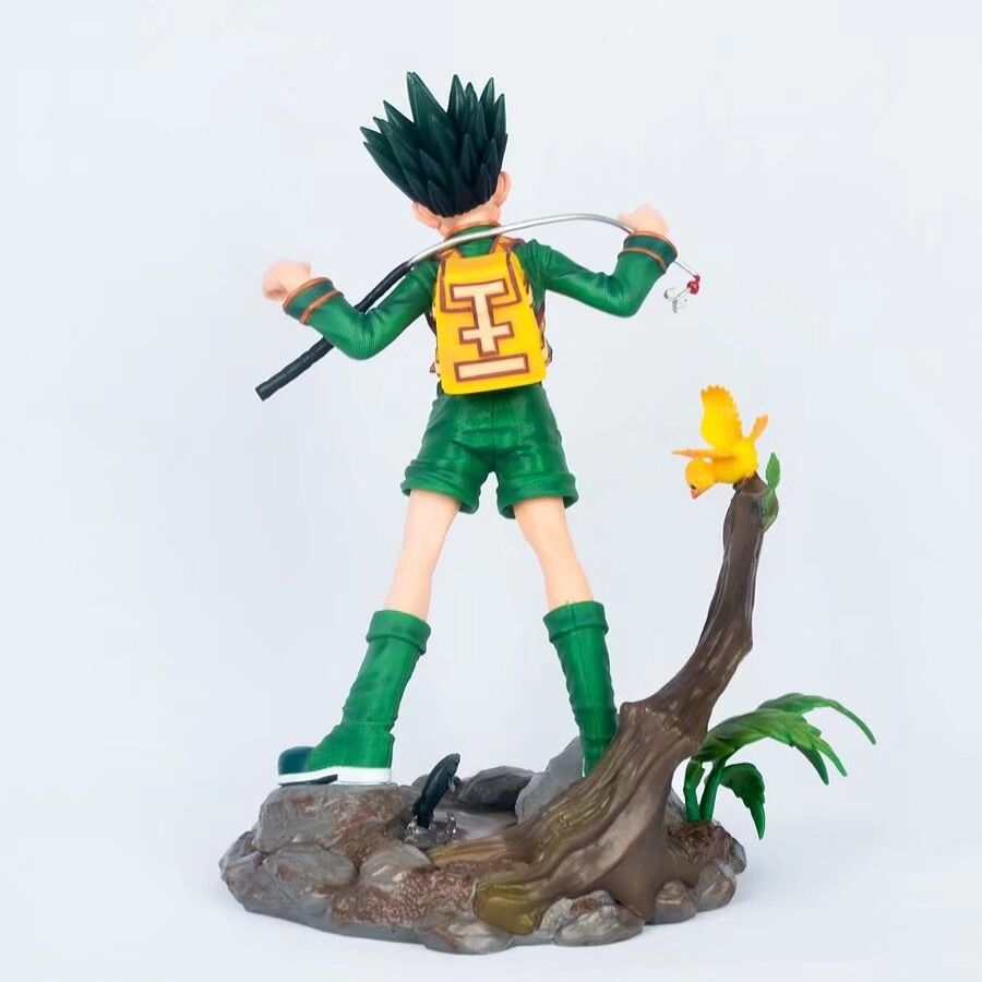 New HUNTER×HUNTER Gon Freecss (Combat Ver) Character Anime Model Statue Action Figures Desktop Ornament Popular Decorations Fan Souvenirs Creative Gift Collectable