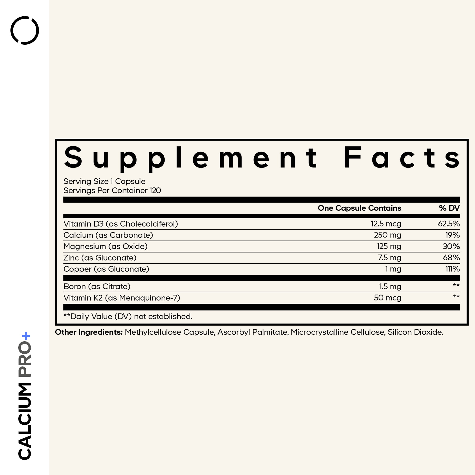 Codeage Calcium Pro+, 120 Capsules