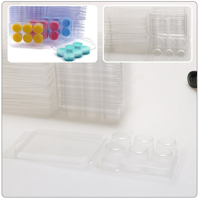 25 X Clamshell Wax Melt Plastic Boxes FIVER