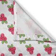 thumbnail image 3 of Ambesonne Cranberry Kitchen Curtains, Vibrant Cowberries Garden, 55"x45", Lime Green Hot Pink, 3 of 3