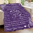 thumbnail image 3 of LHSHID Mom Blanket Blanket for Mom Gifts Mom Blankets from Daughter Birthday for Mom from Son I Love You Mom Hug Presents for Moms Mother Soft Flannel Throw Blanket 40"x50", 3 of 7