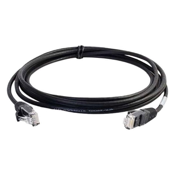 C2G 6ft Cat6 Ethernet Cable - Slim - Snagless Unshielded (UTP) - Black - Patch cable - RJ-45 (M) to RJ-45 (M) - 1.83 m - UTP - CAT 6 - molded, snagless - black
