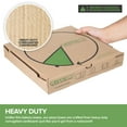 thumbnail image 3 of 10 Pack Recycled Kraft 12x12 Pizza Boxes with Built-In Plates and Convertible Storage Container – Heavy Duty 12 Inch Boxes for Small Personal Pizzas, Eco Friendly, Stock Your Home, 3 of 7