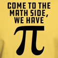 thumbnail image 3 of CafePress - Come To The Math Side We Have Pi Light T Shirt - Men's Classic Graphic T-Shirt, 3 of 4